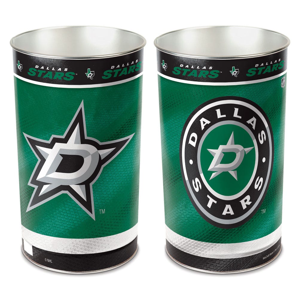 Dallas Stars Wastebasket 15 Inch Periodic Restock