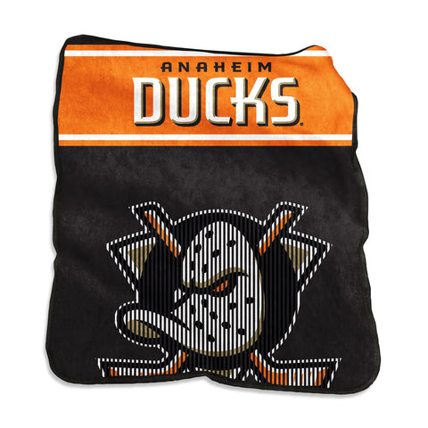 Anaheim Mighty Ducks Blanket 60x80 Raschel Throw