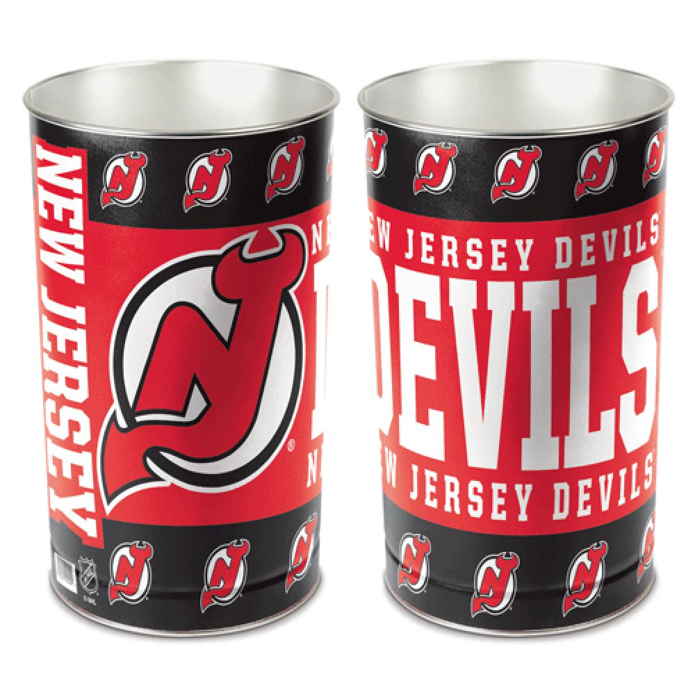 New Jersey Devils Wastebasket 15 Inch Periodic Restock