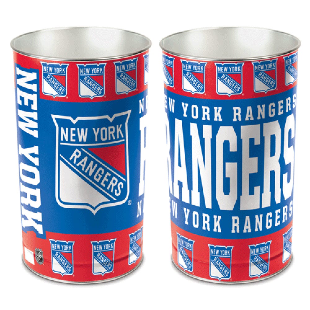 New York Rangers Wastebasket 15 Inch Periodic Restock