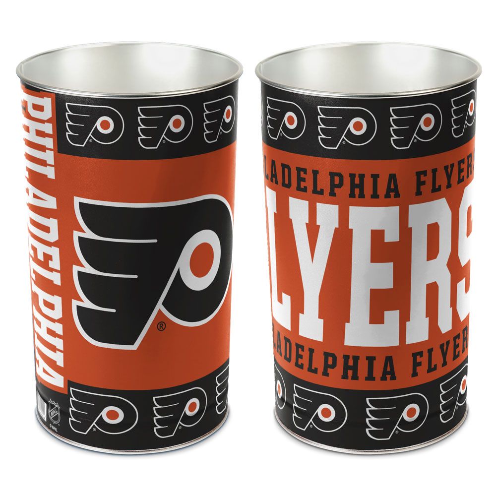 Philadelphia Flyers Wastebasket 15 Inch Periodic Restock