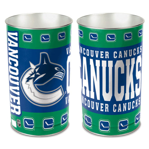 Vancouver Canucks Wastebasket 15 Inch Periodic Restock