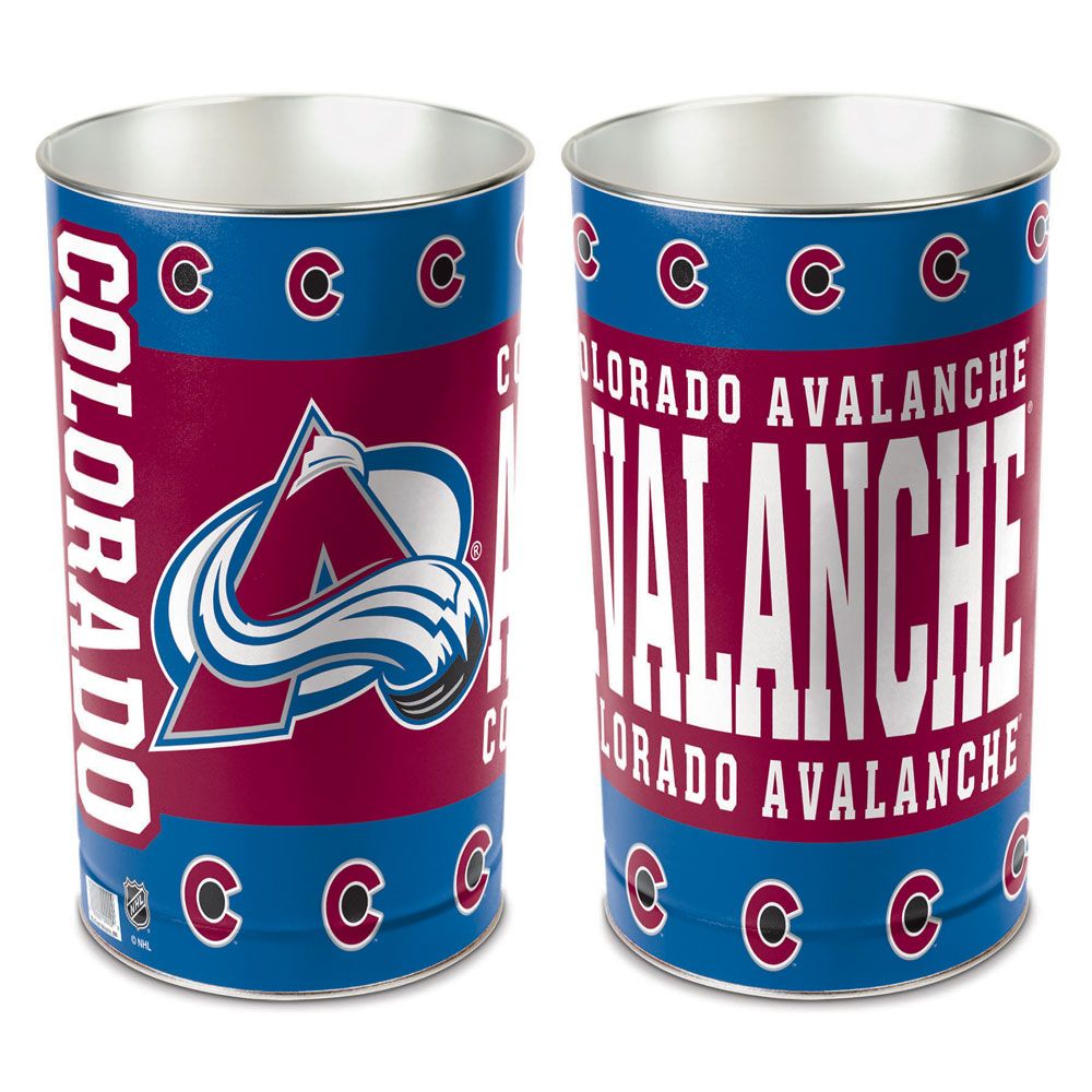 Colorado Avalanche Wastebasket 15 Inch Periodic Restock