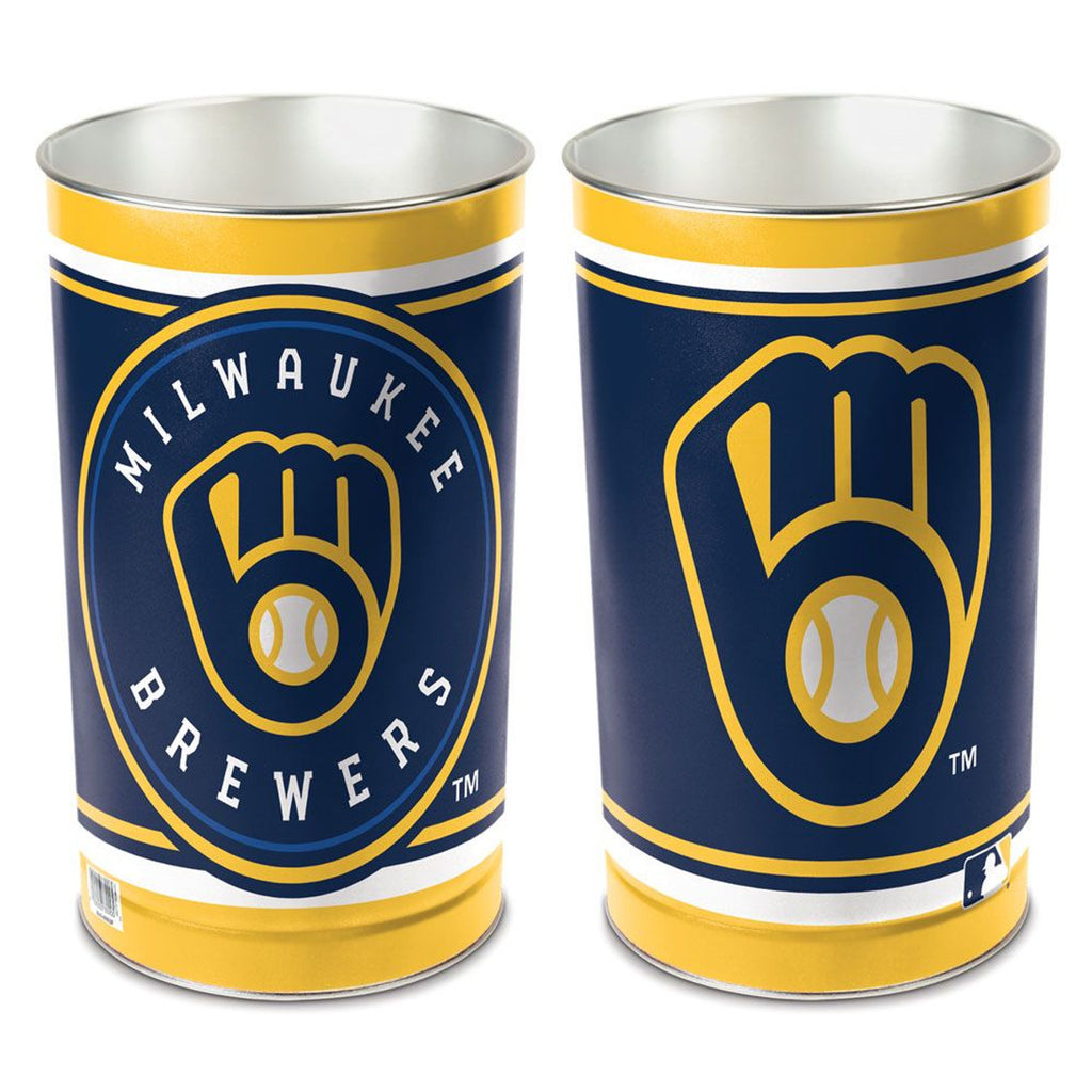 Milwaukee Brewers Wastebasket 15 Inch