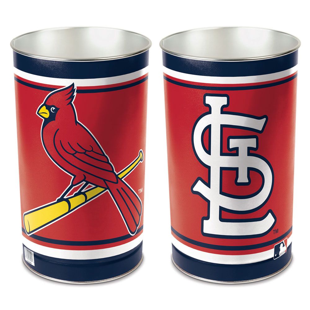 St. Louis Cardinals Wastebasket 15 Inch Periodic Restock