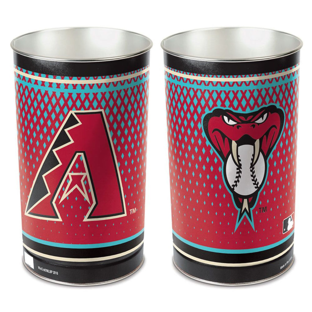 Arizona Diamondbacks Wastebasket 15 Inch Special Order