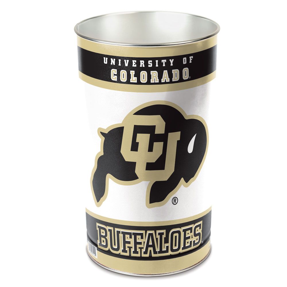 Colorado Buffaloes Wastebasket 15 Inch Periodic Restock