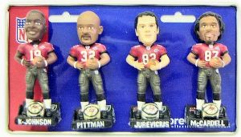 Tampa Bay Buccaneers Super Bowl 37 Champ Forever Collectibles Mini Bobblehead Set CO