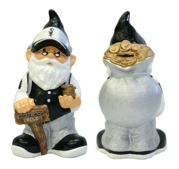 Chicago White Sox Garden Gnome Coin Bank CO