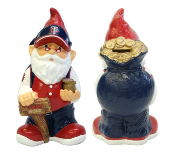 Minnesota Twins Garden Gnome Coin Bank CO