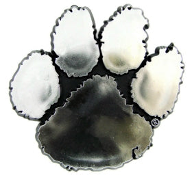 Clemson Tigers Auto Emblem Silver