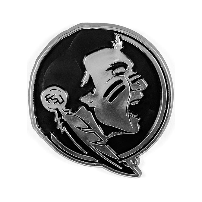 Florida State Seminoles Auto Emblem Silver