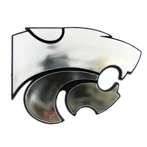 Kansas State Wildcats Auto Emblem Silver