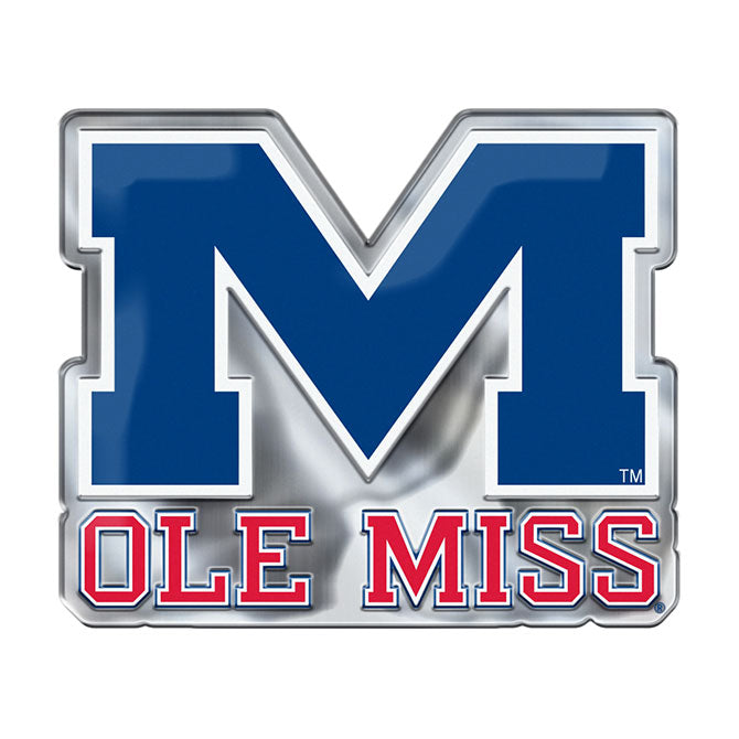 Ole Miss Rebels Auto Emblem Color Alternate Logo Special Order