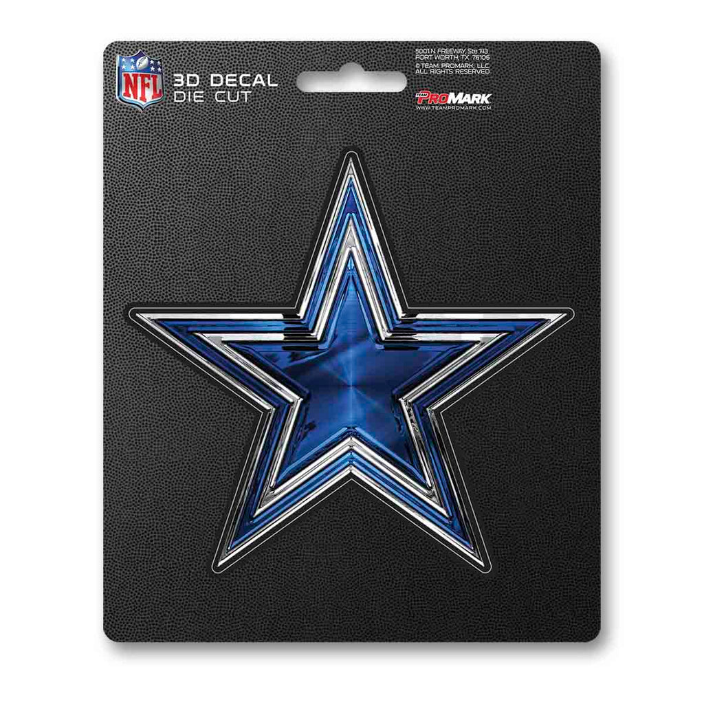Dallas Cowboys Decal 5x8 Die Cut 3D Logo Design