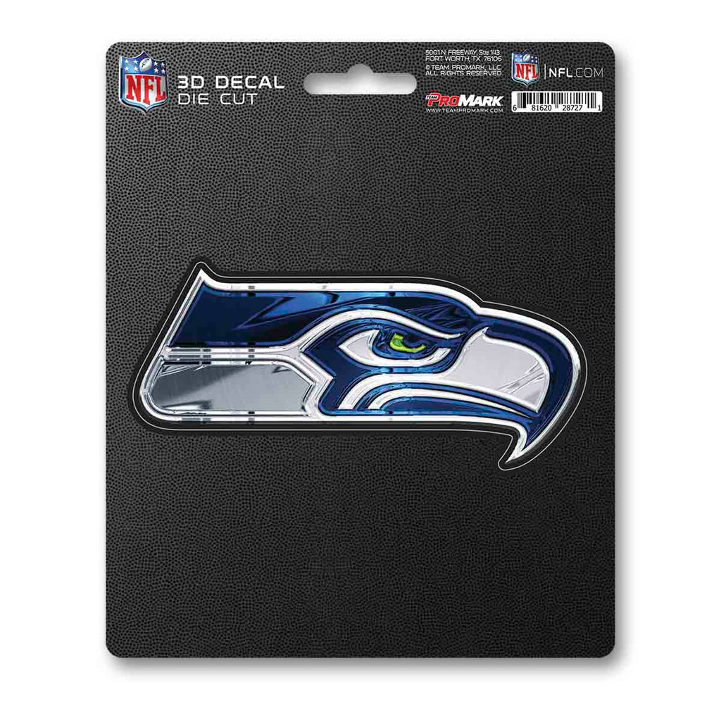 Seattle Seahawks Decal 5x8 Die Cut 3D Logo Design