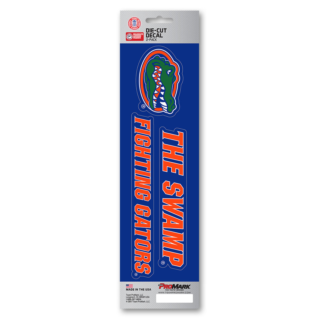 Florida Gators Decal Die Cut Slogan Pack