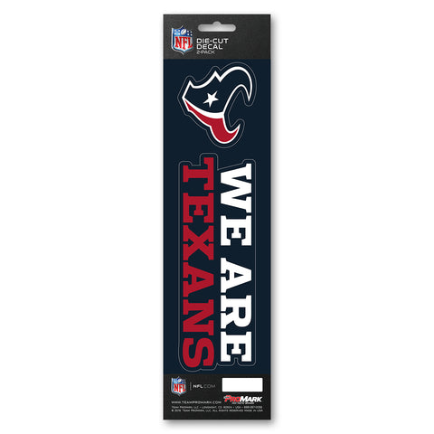 Houston Texans Decal Die Cut Slogan Pack