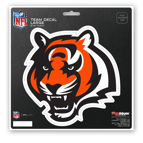 Cincinnati Bengals Decal 8x8 Die Cut Special Order