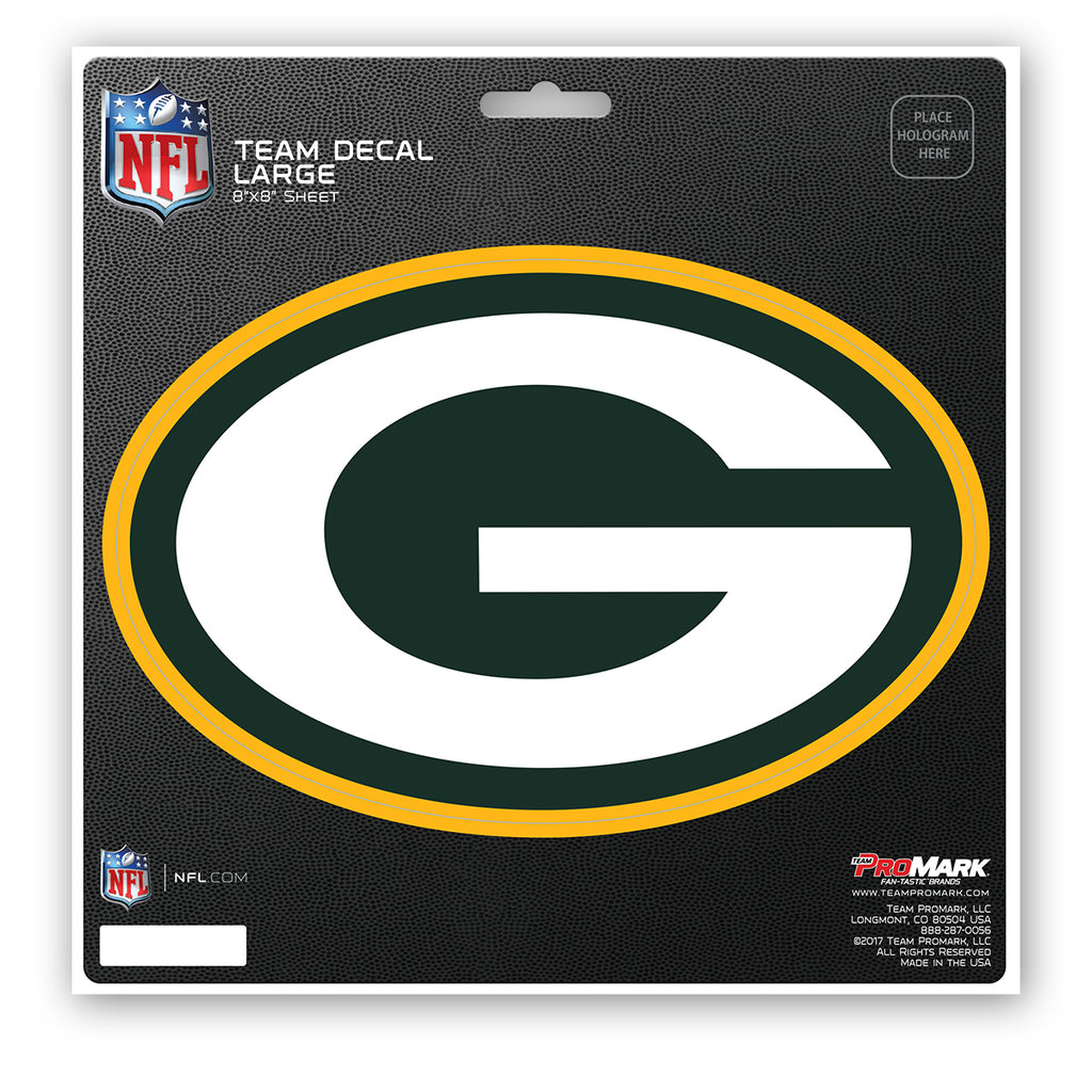 Green Bay Packers s Decal 8x8 Die Cut