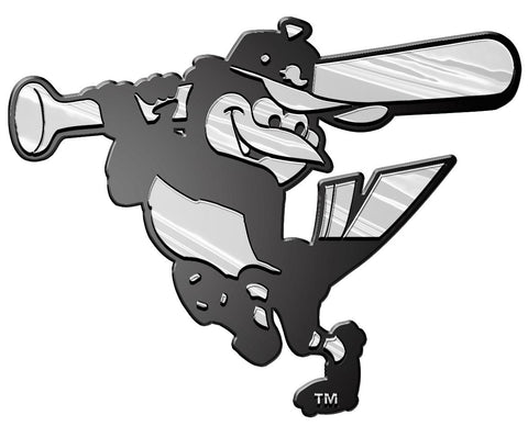 Baltimore Orioles Auto Emblem Silver