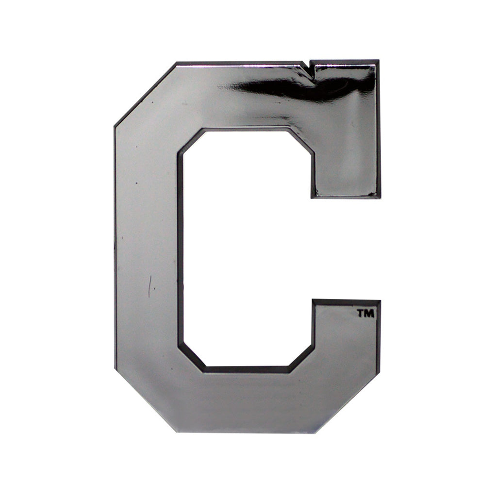 Cleveland Indians Auto Emblem Silver