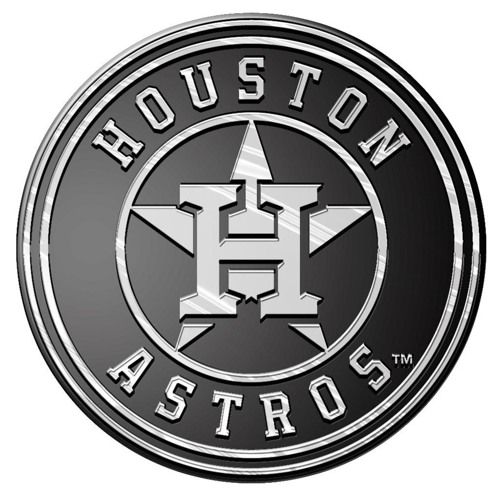 Houston Astros Auto Emblem Silver