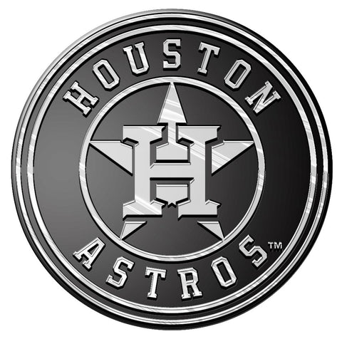 Houston Astros Auto Emblem Silver