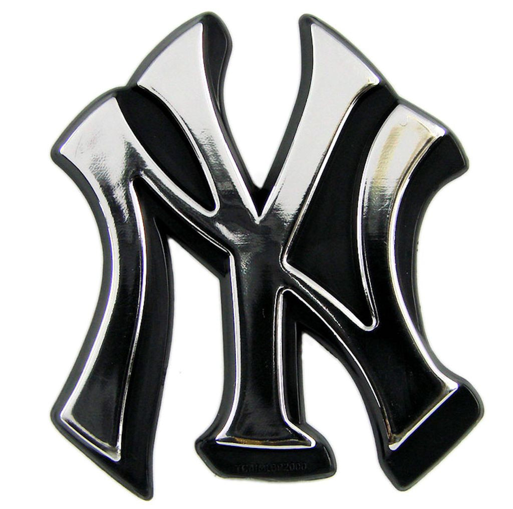 New York Yankees Auto Emblem Silver