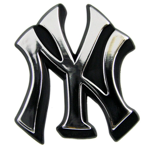 New York Yankees Auto Emblem Silver