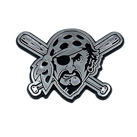 Pittsburgh Pirates Auto Emblem Silver