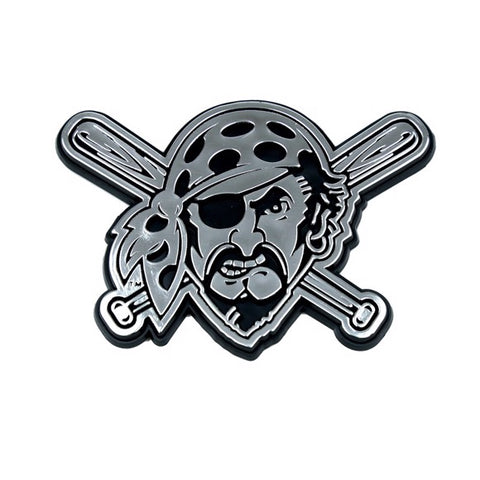 Pittsburgh Pirates Auto Emblem Silver