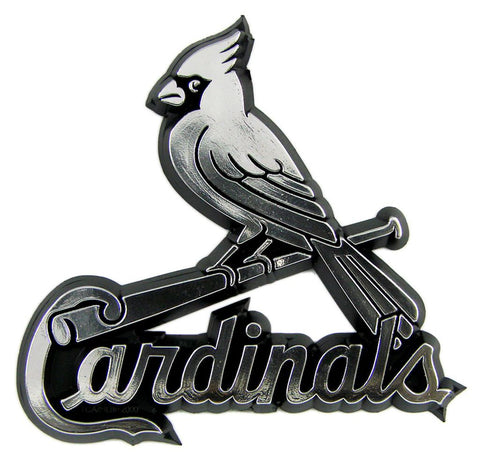 St. Louis Cardinals Auto Emblem Silver