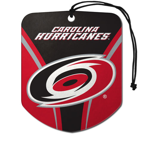 Carolina Hurricanes Air Freshener Shield Design 2 Pack Special Order