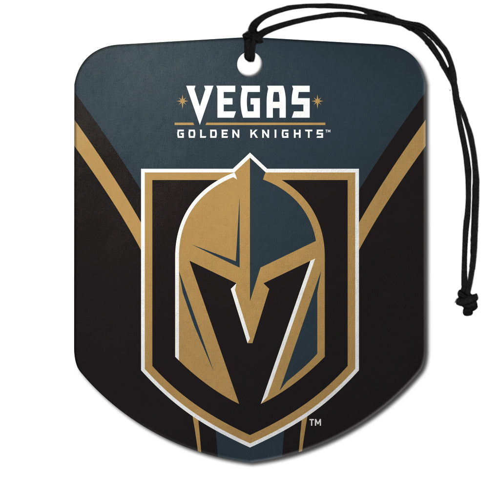 Las Vegas Golden Knights Air Freshener Shield Design 2 Pack