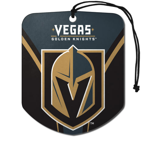 Las Vegas Golden Knights Air Freshener Shield Design 2 Pack