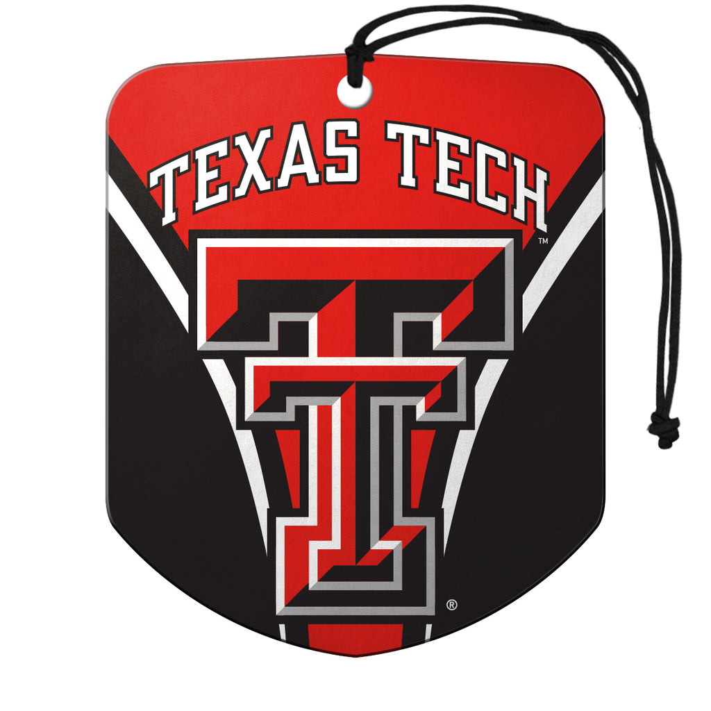 Texas Tech Red Raiders Air Freshener Shield Design 2 Pack Special Order