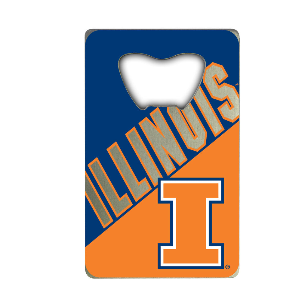 Illinois Fighting Illini Bottle Opener Credit Card Style Special Order