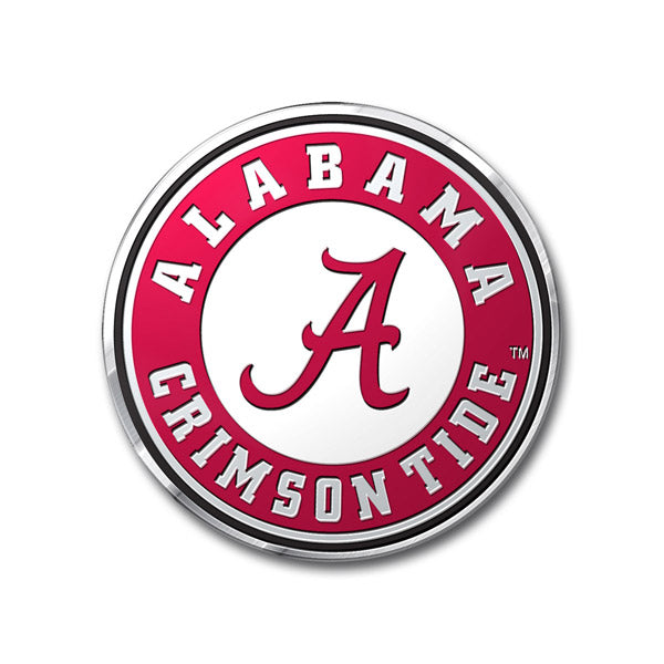 Alabama Crimson Tide Auto Emblem Color