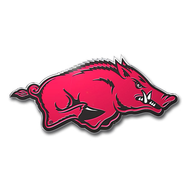 Arkansas Razorbacks Auto Emblem Color