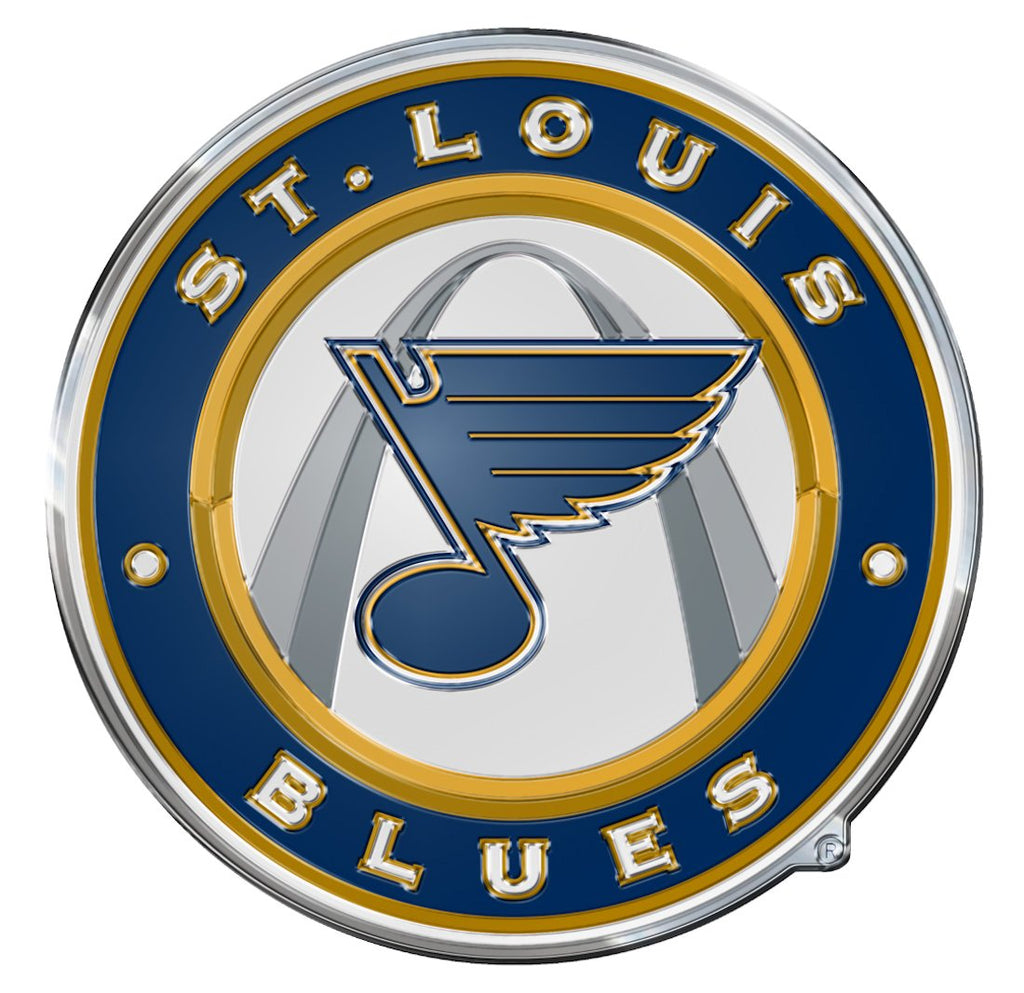 St. Louis Blues Auto Emblem Color