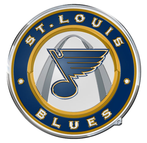 St. Louis Blues Auto Emblem Color