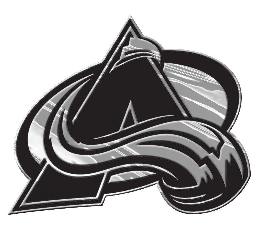 Colorado Avalanche Auto Emblem Silver