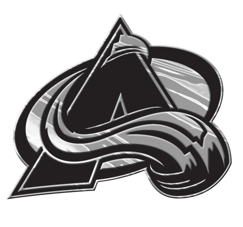 Colorado Avalanche Auto Emblem Silver