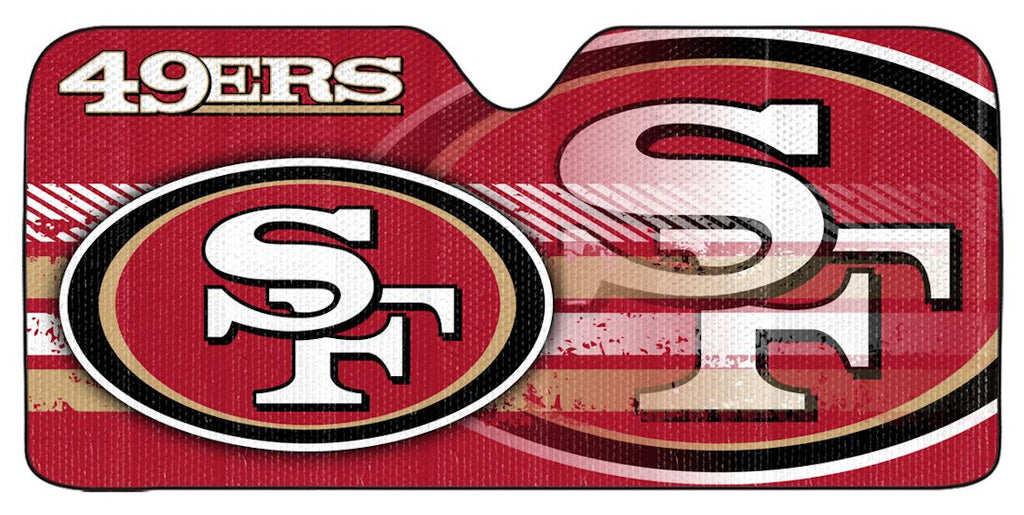 San Francisco 49ers Auto Sun Shade 59"x27"