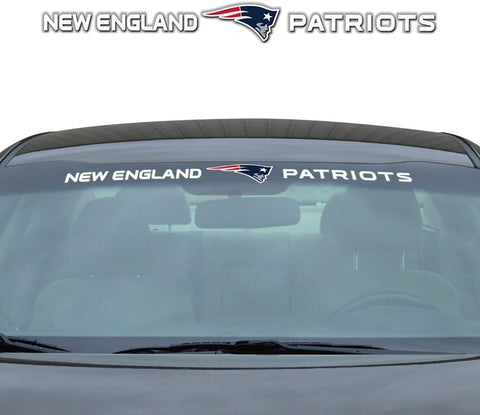 New England Patriots Decal 35x4 Windshield Style