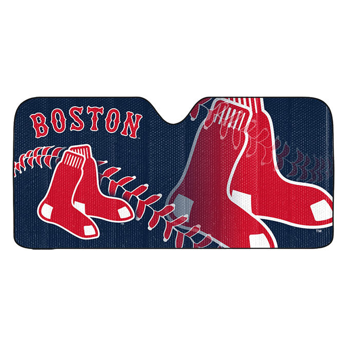 Boston Red Sox Auto Sun Shade 59x27