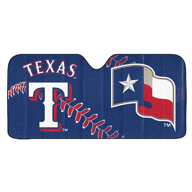 Texas Rangers Auto Sun Shade 59x27 Special Order