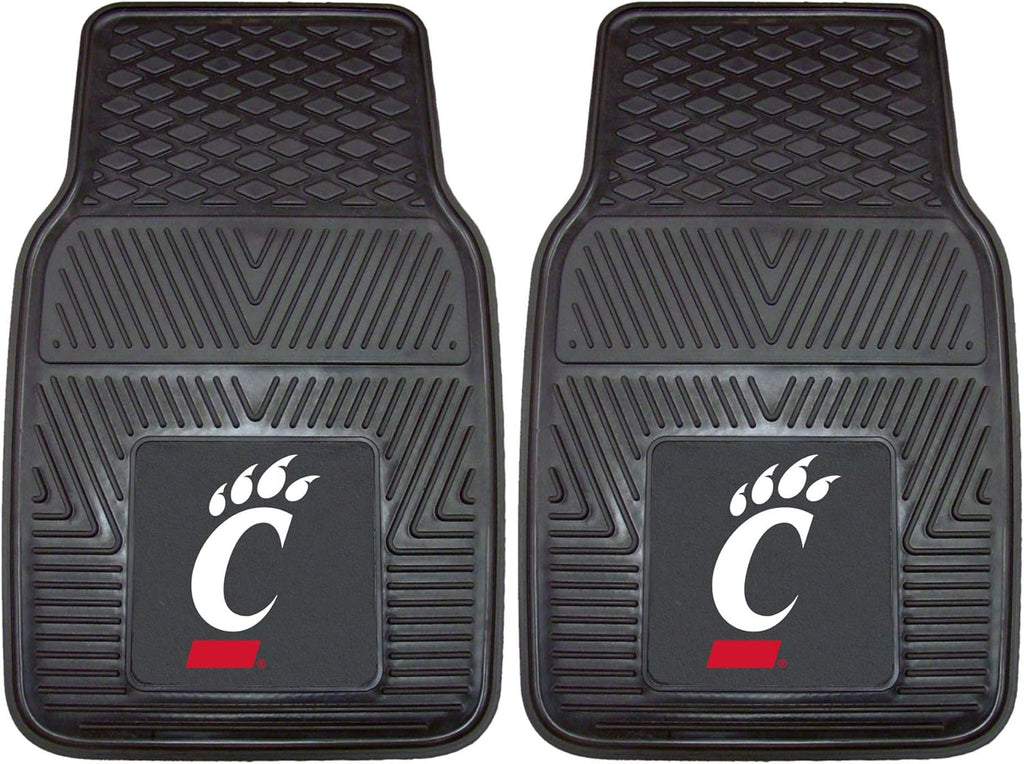 Cincinnati Bearcats Car Mats Heavy Duty 2 Piece Vinyl Special Order