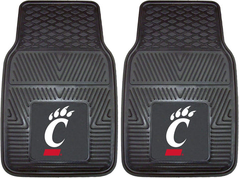 Cincinnati Bearcats Car Mats Heavy Duty 2 Piece Vinyl Special Order